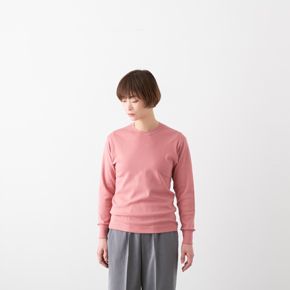 gicipi ジチピ クルーネック ロングスリーブ カットソー URANIO 5色 2514P