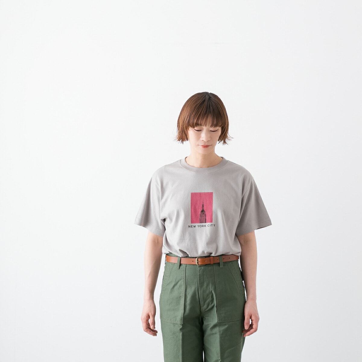 ANGE IN DISGUISE アンジ イン ディスガイズ TOUR EIFFEL / EMPIRE PHOTO Tシャツ 2種 1493SS-1