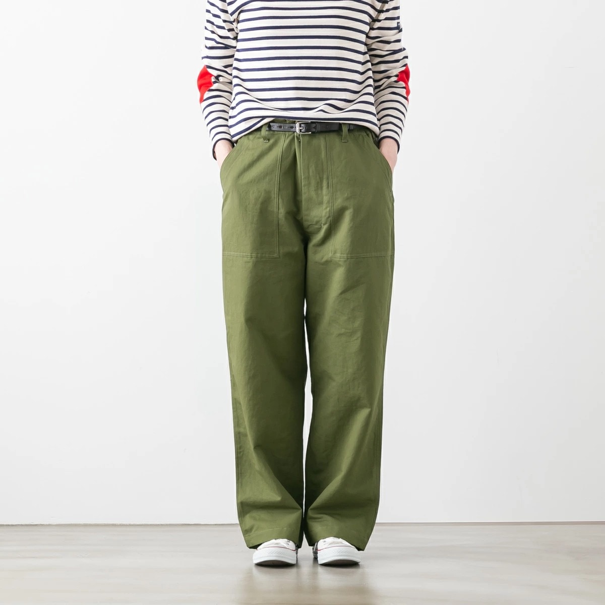 パンツ HTS COTTON/ LINEN KERSEY BAKER PANTS HTS COTTON/LINEN KERSEY BAKER PANTS