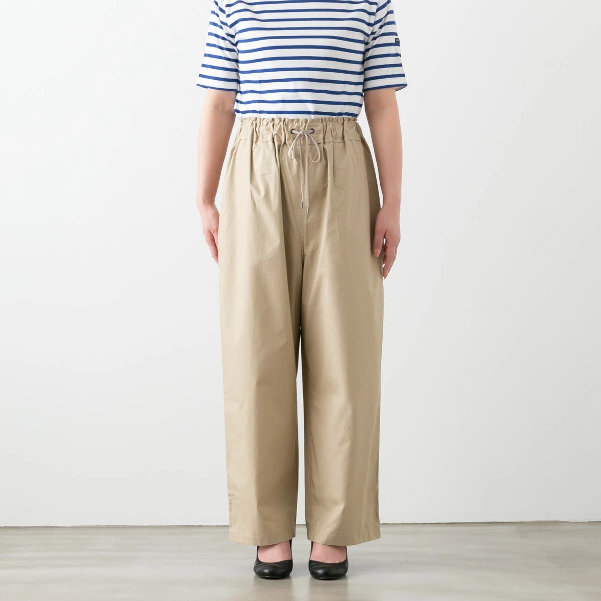 eternite de Soi-e エテルニテ ドゥ ソワ ダンプグリストーン ワイドイージーパンツ 3色 821415