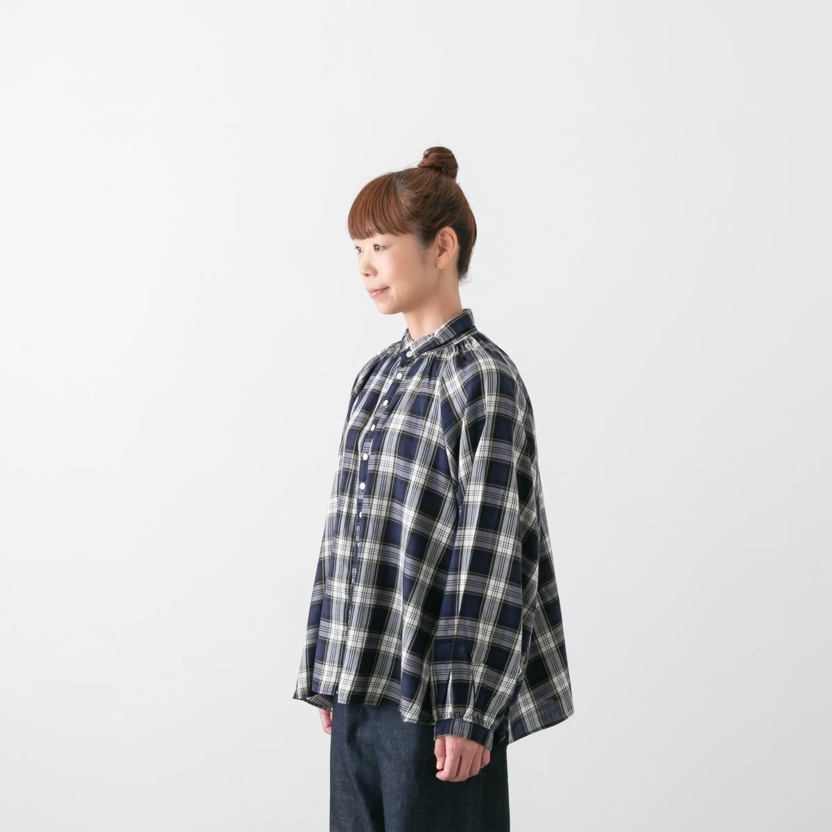 D.M.G Brocante ドミンゴ ブロカント 60sビエラチェック グランロンシャツ 2色 36-332Z