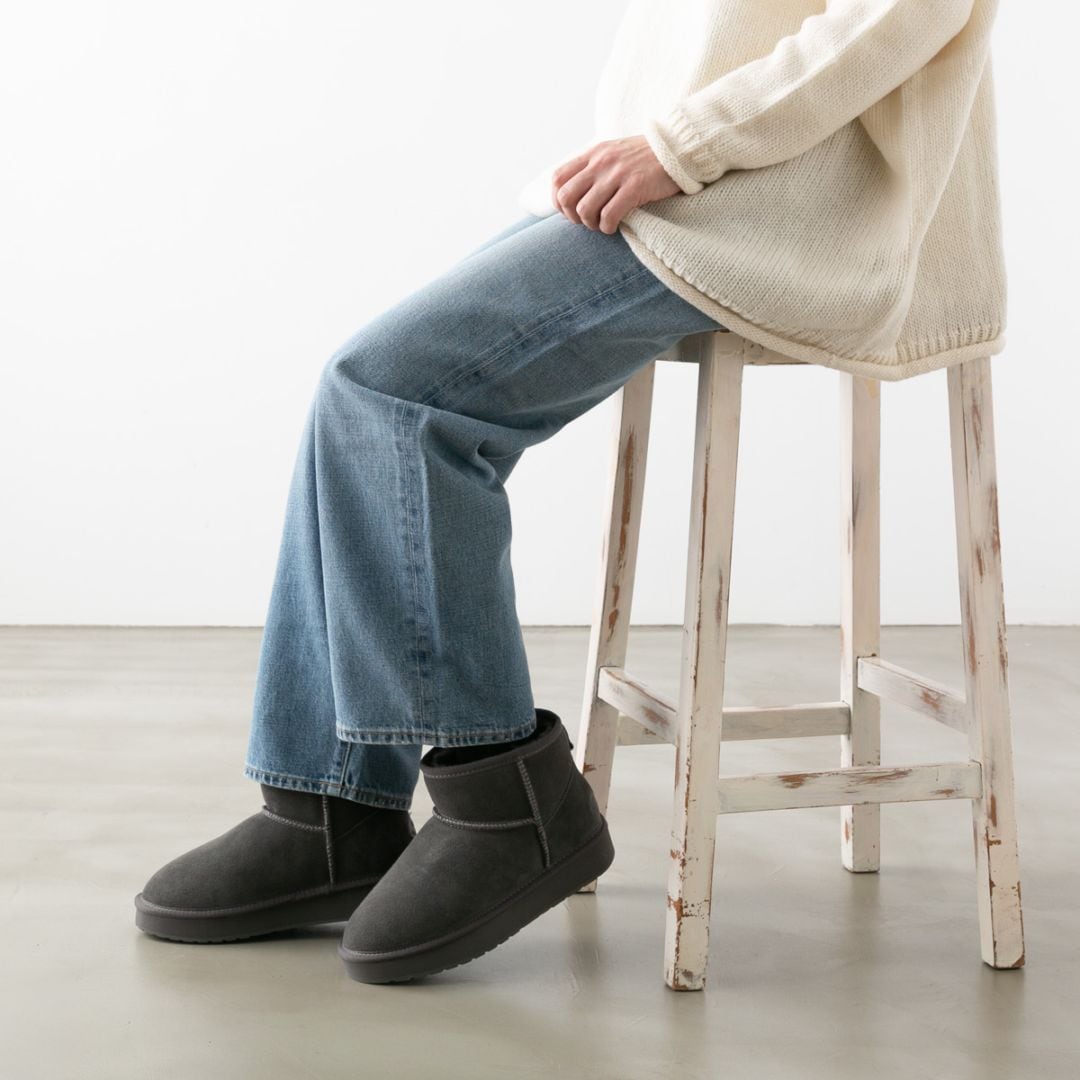 EMU Australia エミュ Platform Micro Wool 厚底 ムートン ブーツ W13252