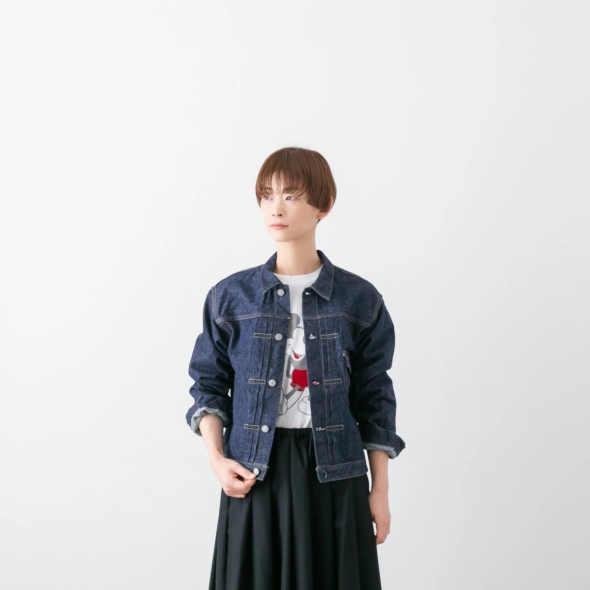 orSlow オアスロウ 1940'S TYPE1 PLEATED FRONT DENIM BROUSE プリーツ フロント デニム ジャケット 03-6011-81