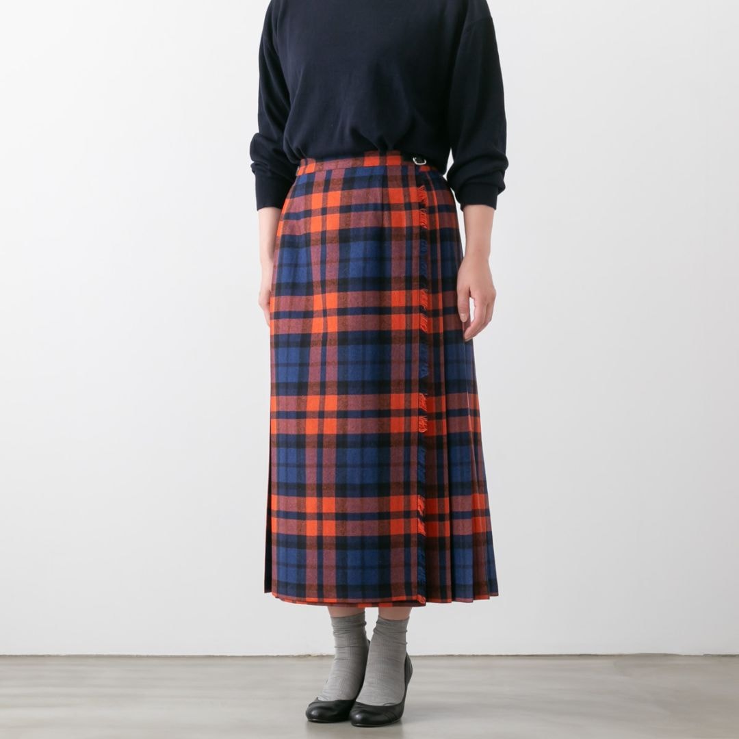 O'NEIL OF DUBLIN オニール・オブ・ダブリン EASY LONG KILT イージー ロング キルト ラップ スカート 4色 5083