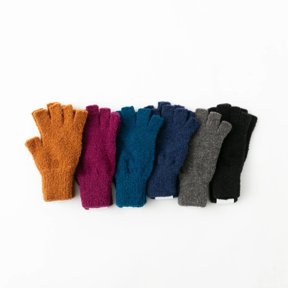 decka デカ Fingerless Glove Alpaca 指なし アルパカ 手袋 6色 deg-01