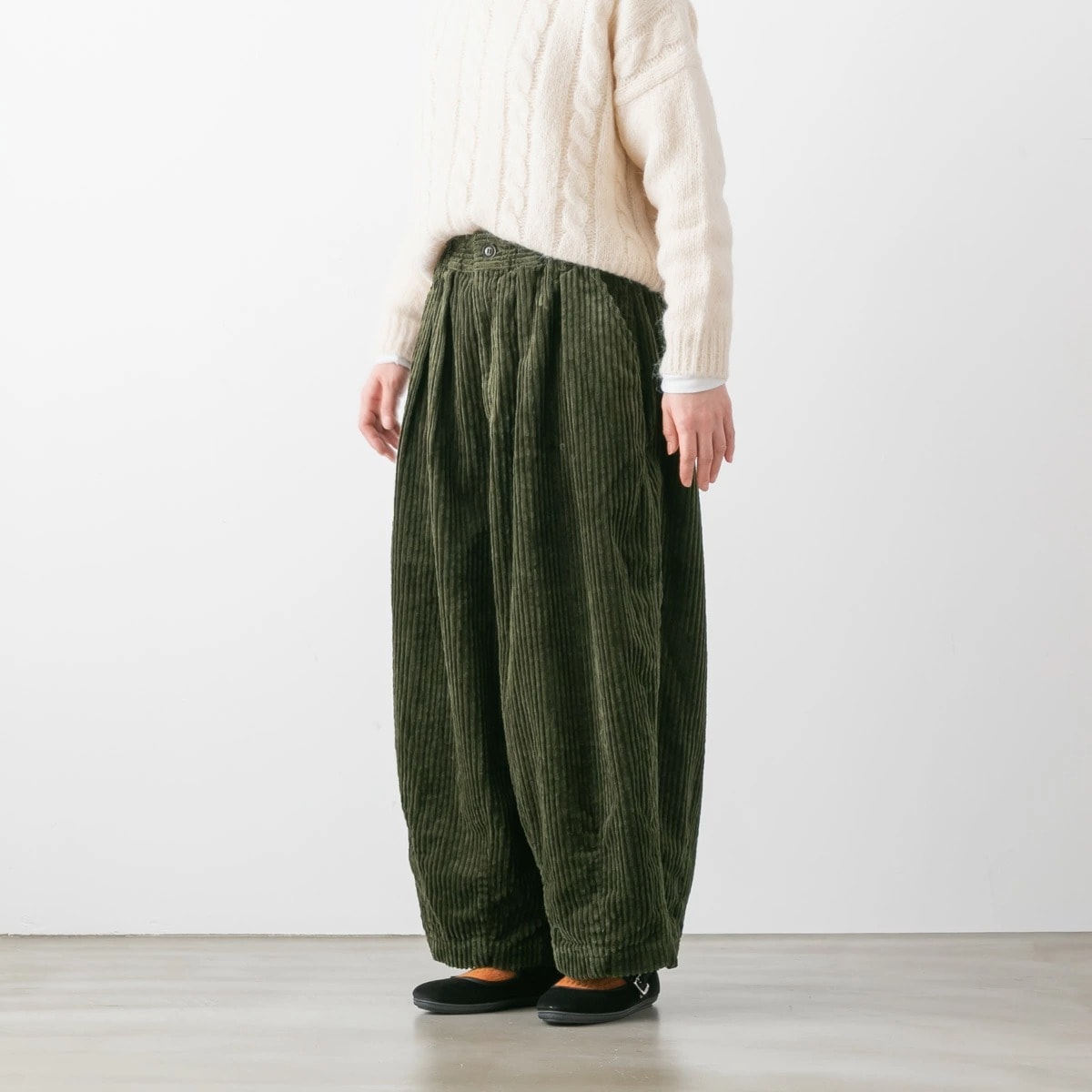 HARVESTY ハーベスティ ビックコーデュロイ サーカス パンツ 3色 A12425
