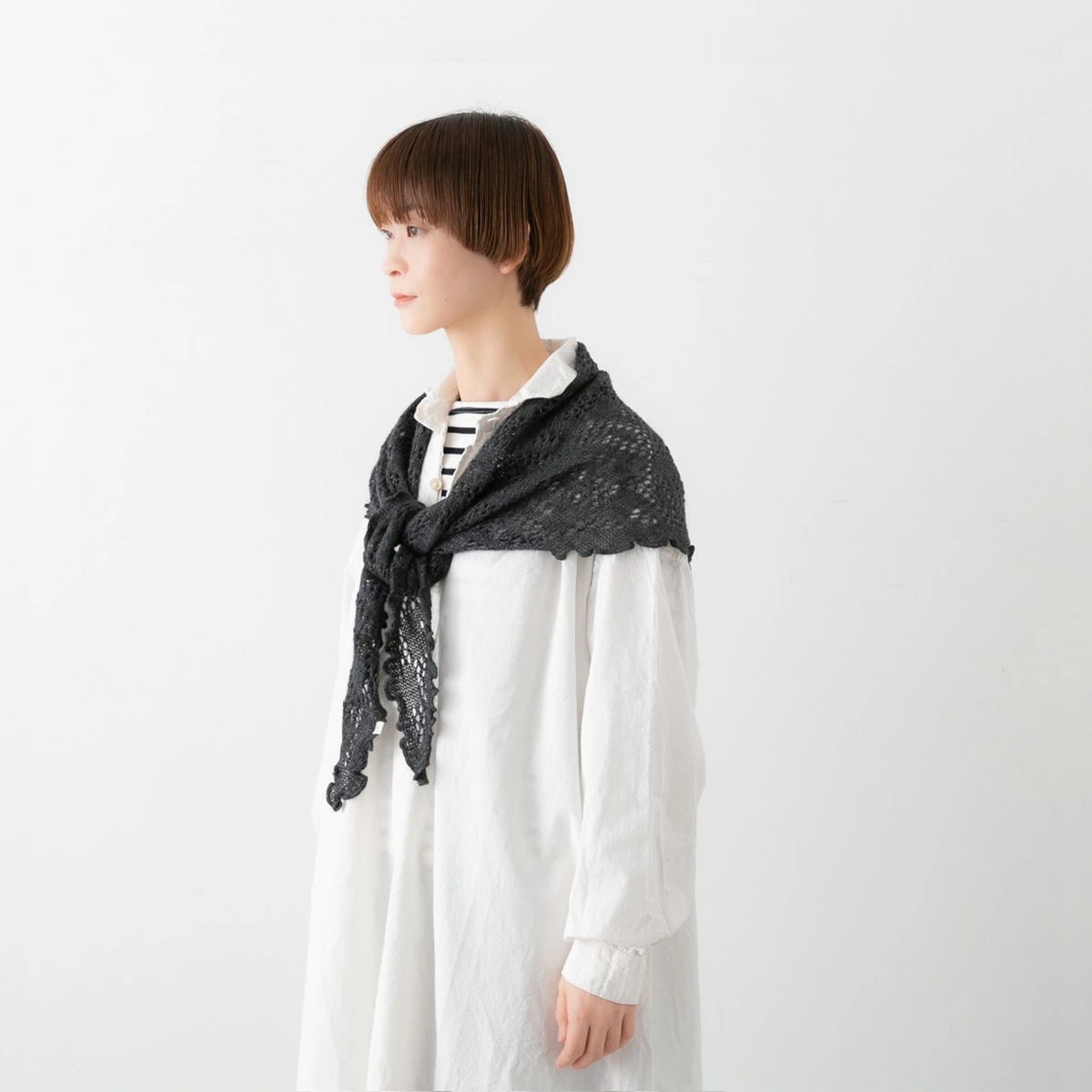SOIL ソイル トライアングル スカーフ TRAIANGLE SCARF 4色 BNSL2551