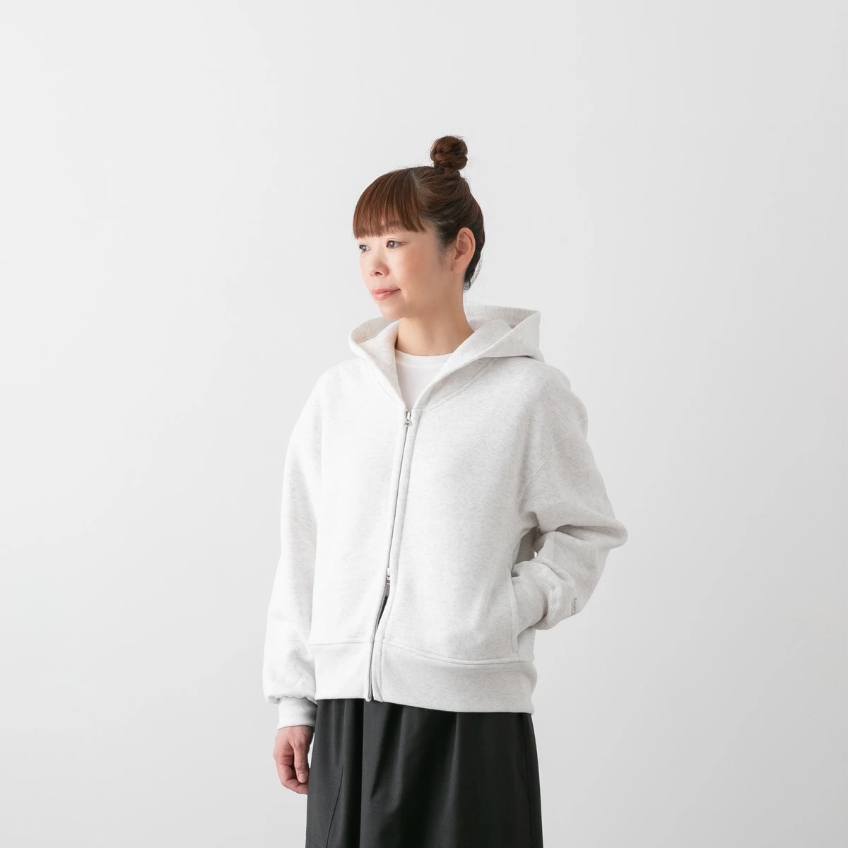 Americana アメリカーナ クロップド フルジップ フーディー 3色 BRF-798A