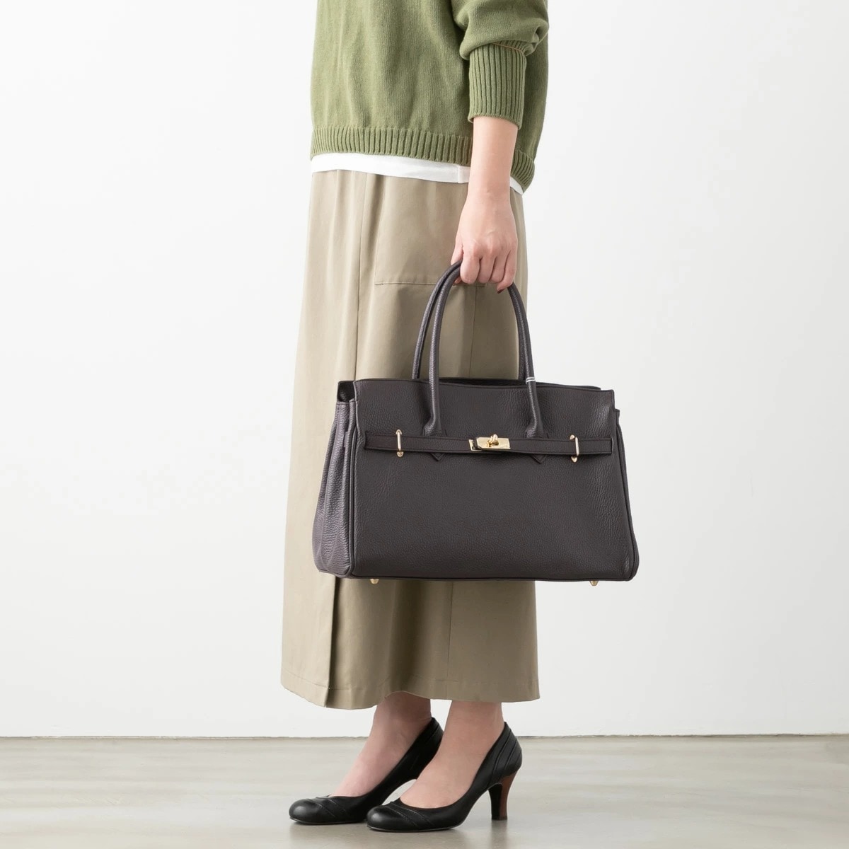 AULENTTI オーレンティ ドラーロレザー 2way トートバッグ 2色 FB-05600-DO