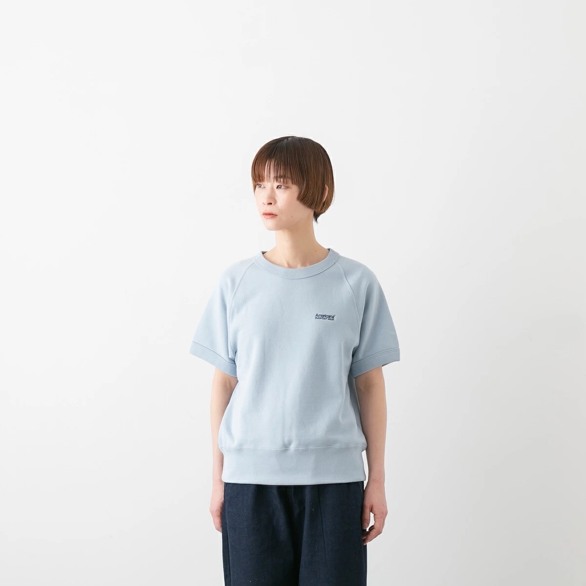 Americana アメリカーナ Americana 半袖 ラグラン スウェット シャツ 4色 BRF-800A/3