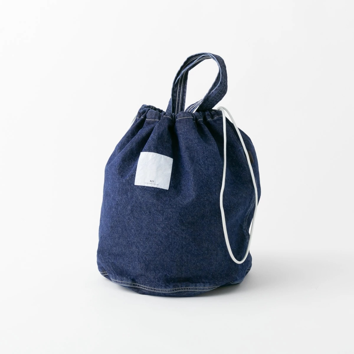 N,P,E エヌピーイー BLEACHED DENIM PATIENTS BAG ブリーチド デニム ペイシェント バッグ XLサイズ NPE01-7307