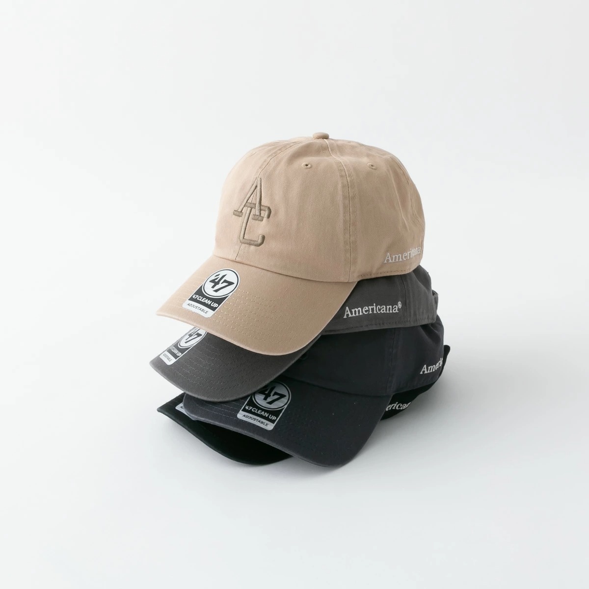 Americana アメリカーナ 47クリーンナップ キャップ 4色 FC-001/26SUM