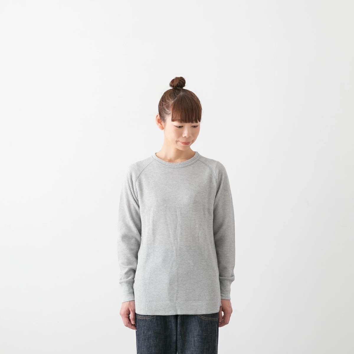 JEMORGAN ジェーイーモーガン WAFFLE RAGLAN CREW PACK L/S TEE <br />ワッフル ラグラン クルーネック ロングスリーブ Tシャツ 無地 5色 JB066-59H