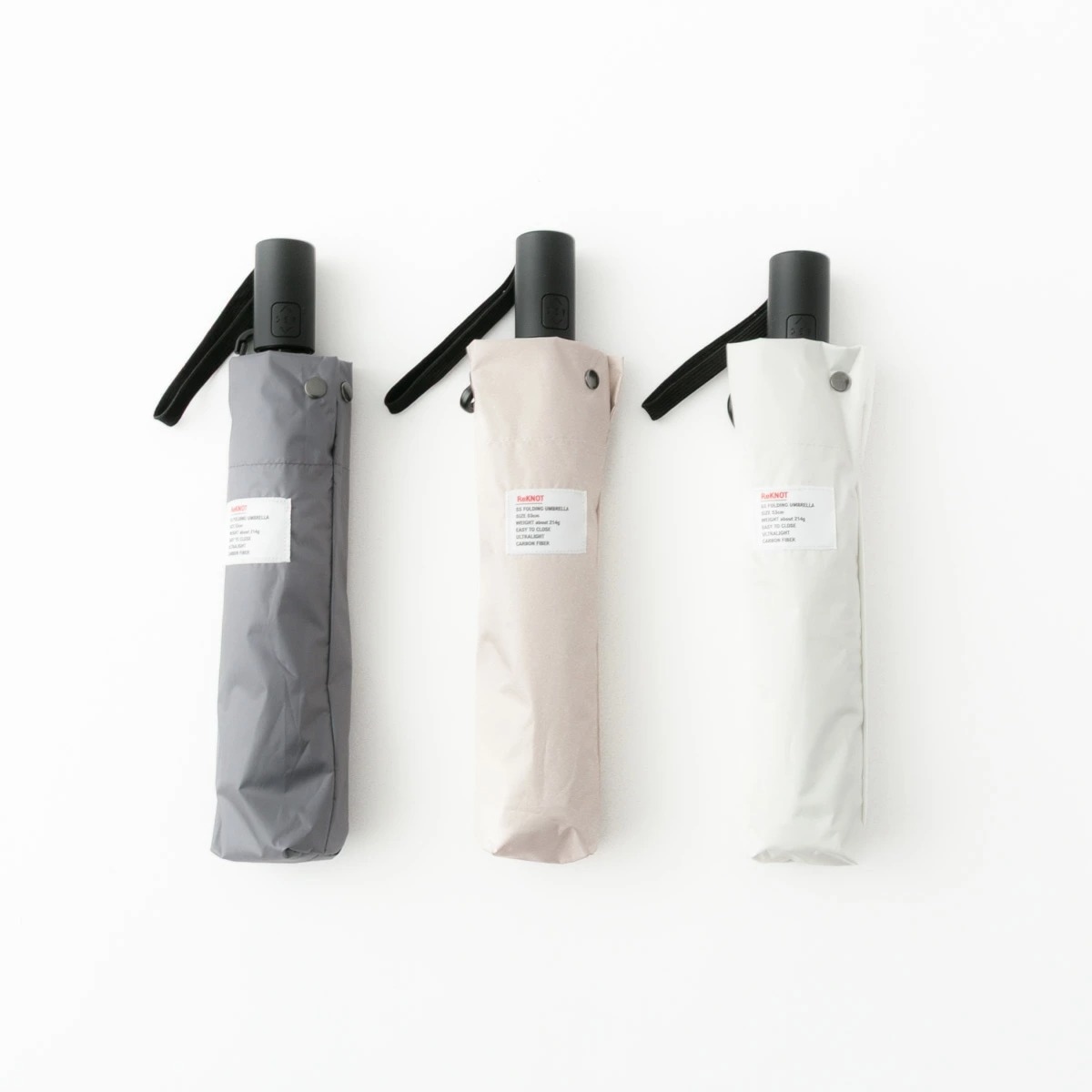 ReKNOT リノット U/L SUNBLOCK UMBRELLA AUTOMATIC ウルトラライト サンブロック アンブレラ 自動開閉折りたたみ傘 RKN-26002 3色