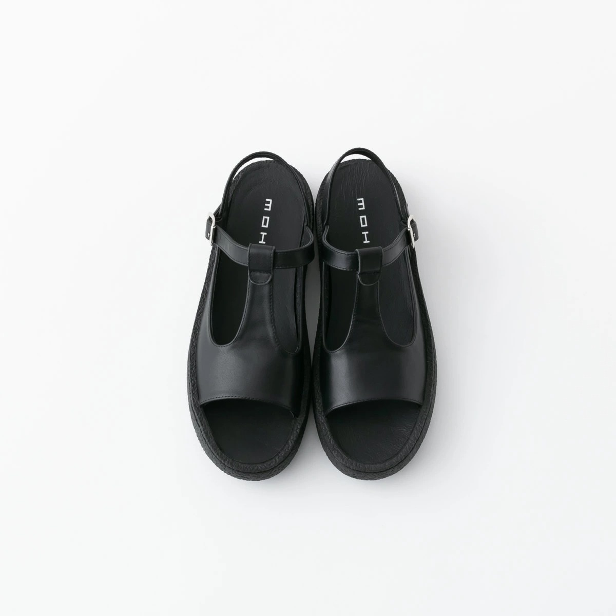 MOHI モヒ Tストラップ オープントゥ フラットサンダル 8029-1