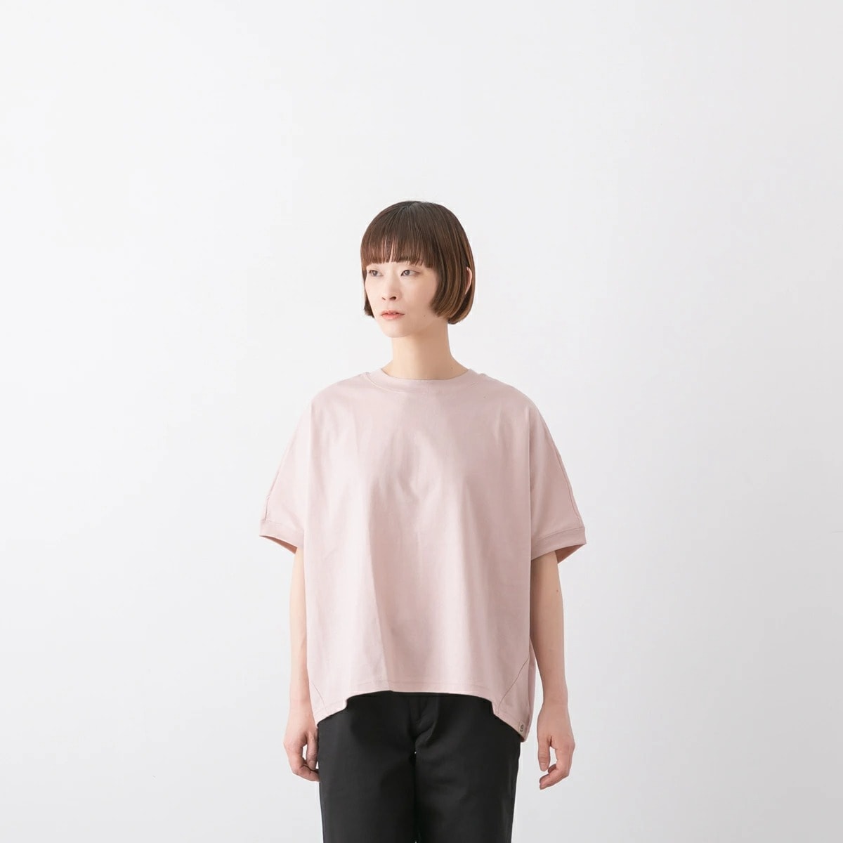 soi-e ソワ コットンリネン デニム パンツ 821019