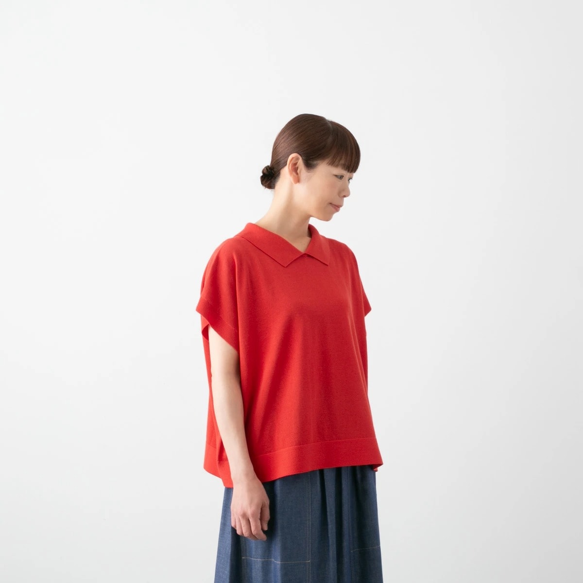 nicholson ＆ nicholson ニコルソン アンド ニコルソン ポロニット LILLY 4色