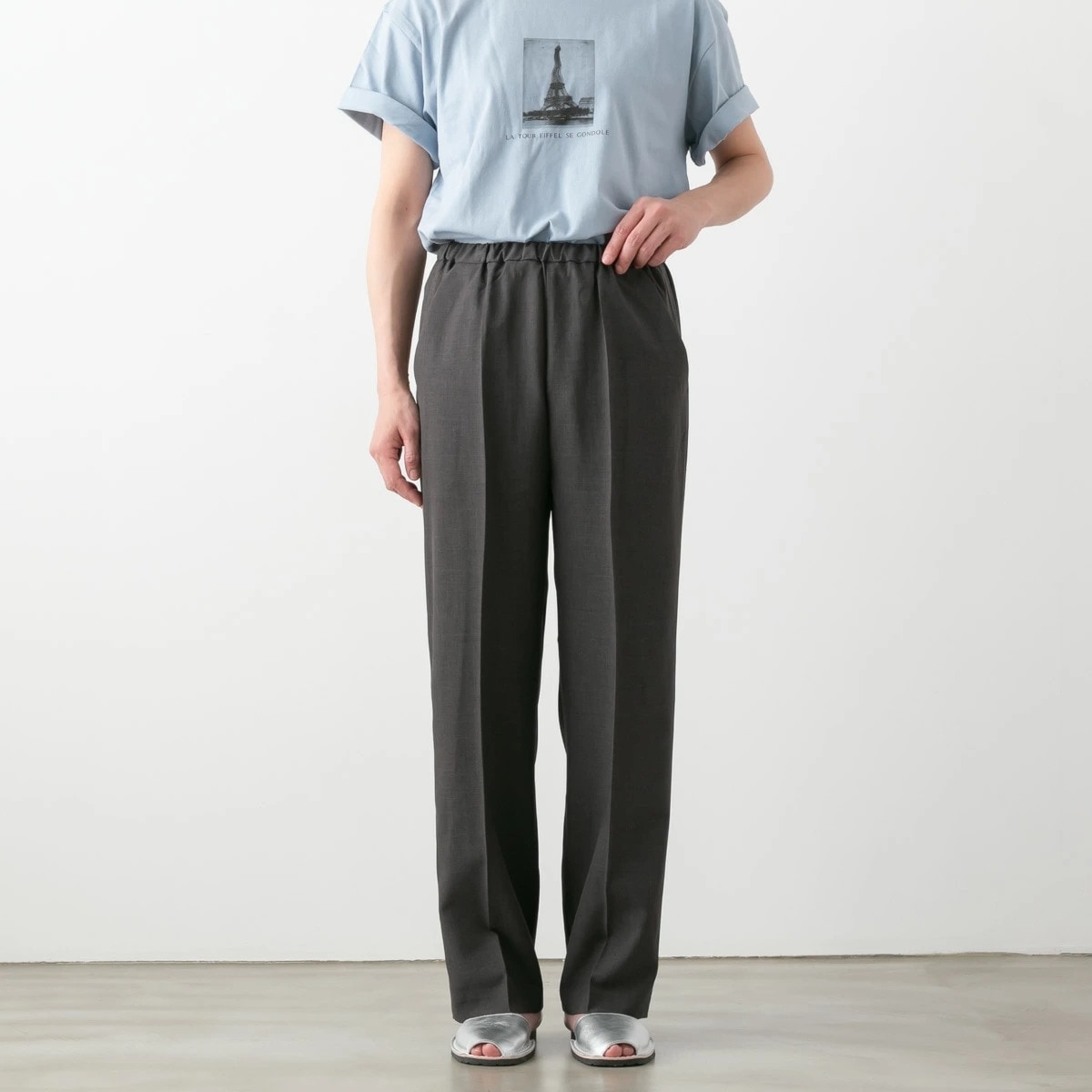 Ordinary fits オーディナリーフィッツ ルーズ アンクル デニムパンツ