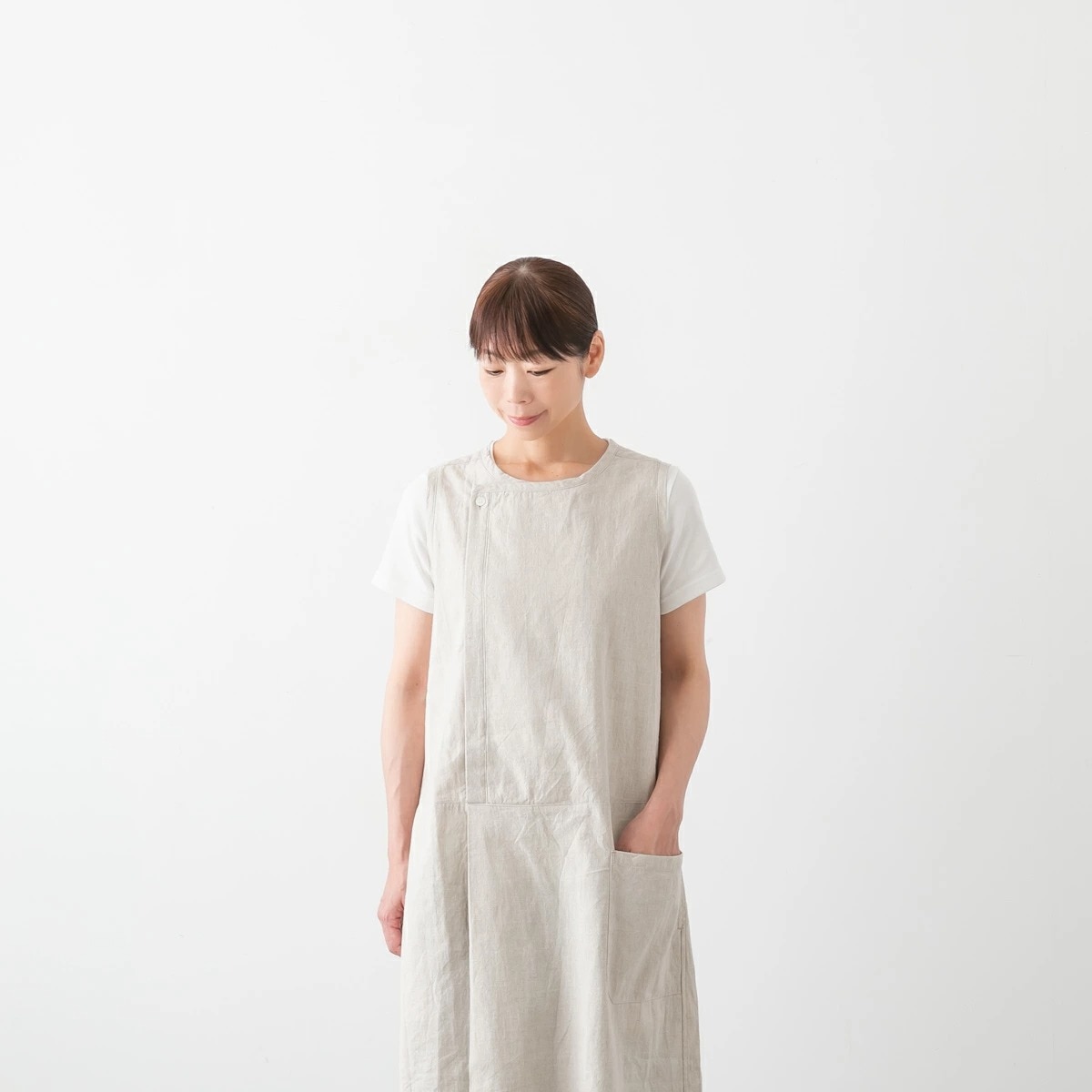 UNIVERSAL TISSU ユニヴァーサルティシュ リネン オールインワン