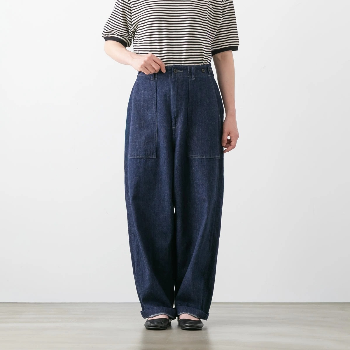 Ordinary fits オーディナリーフィッツ JAMES FATIGUE DENIM PANTS ファティーグ ジェームス デニム パンツ ONEWASH 101JOW-326