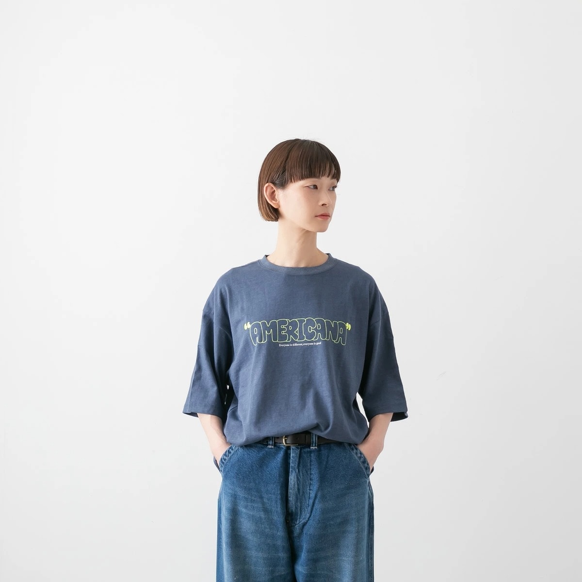 Americana アメリカーナ プリント Tシャツ 3色 BRF-M-837A/1