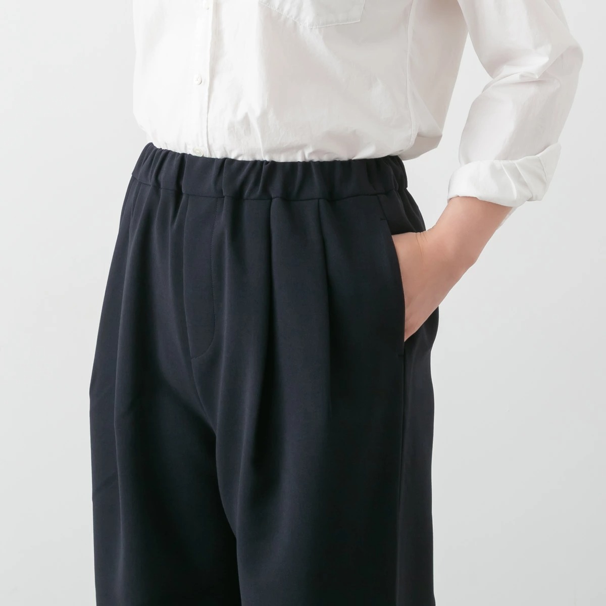 TRAVAIL MANUEL トラバイユ マニュアル ダブルクロス 2タック トラウザーズ パンツ 4色 5067-53