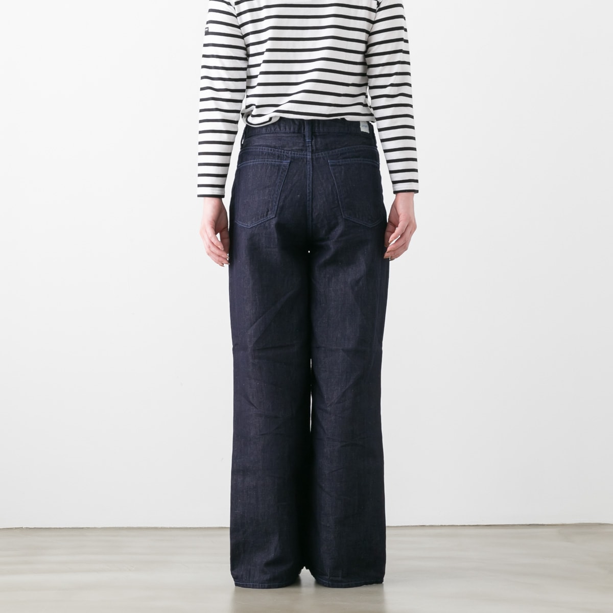 caqu サキュウ Linen Wide Flare リネン ワイド フレアパンツ 2色 24235