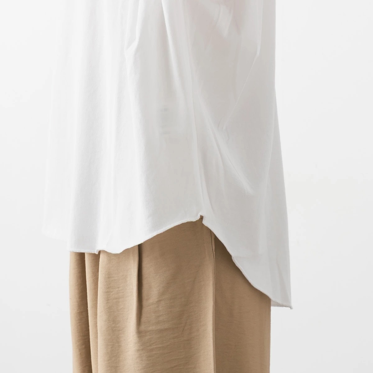 Americana アメリカーナ ワイド ロールアップ ロゴ Tシャツ AMRCN 4色 BRF-M-826A
