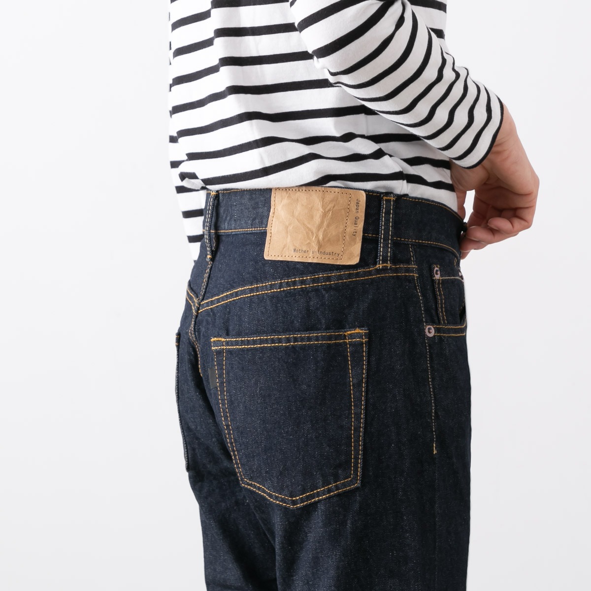 mizuiro ind ミズイロインド アンクル丈 デニムパンツ 3-27054