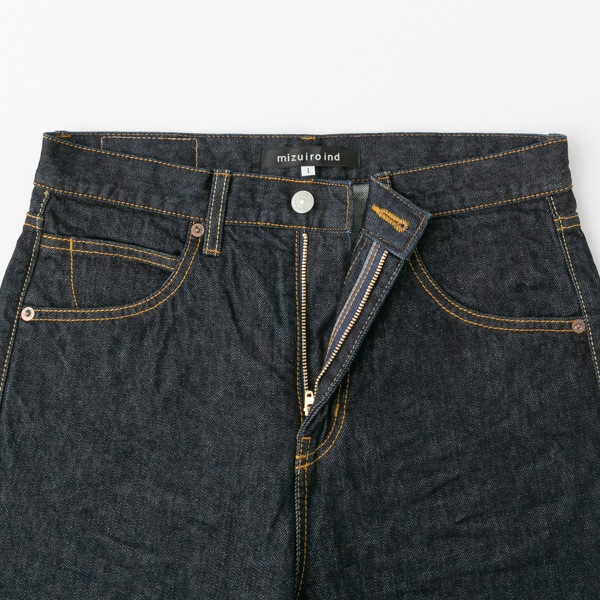 mizuiro ind ミズイロインド アンクル丈 デニムパンツ サイズ1