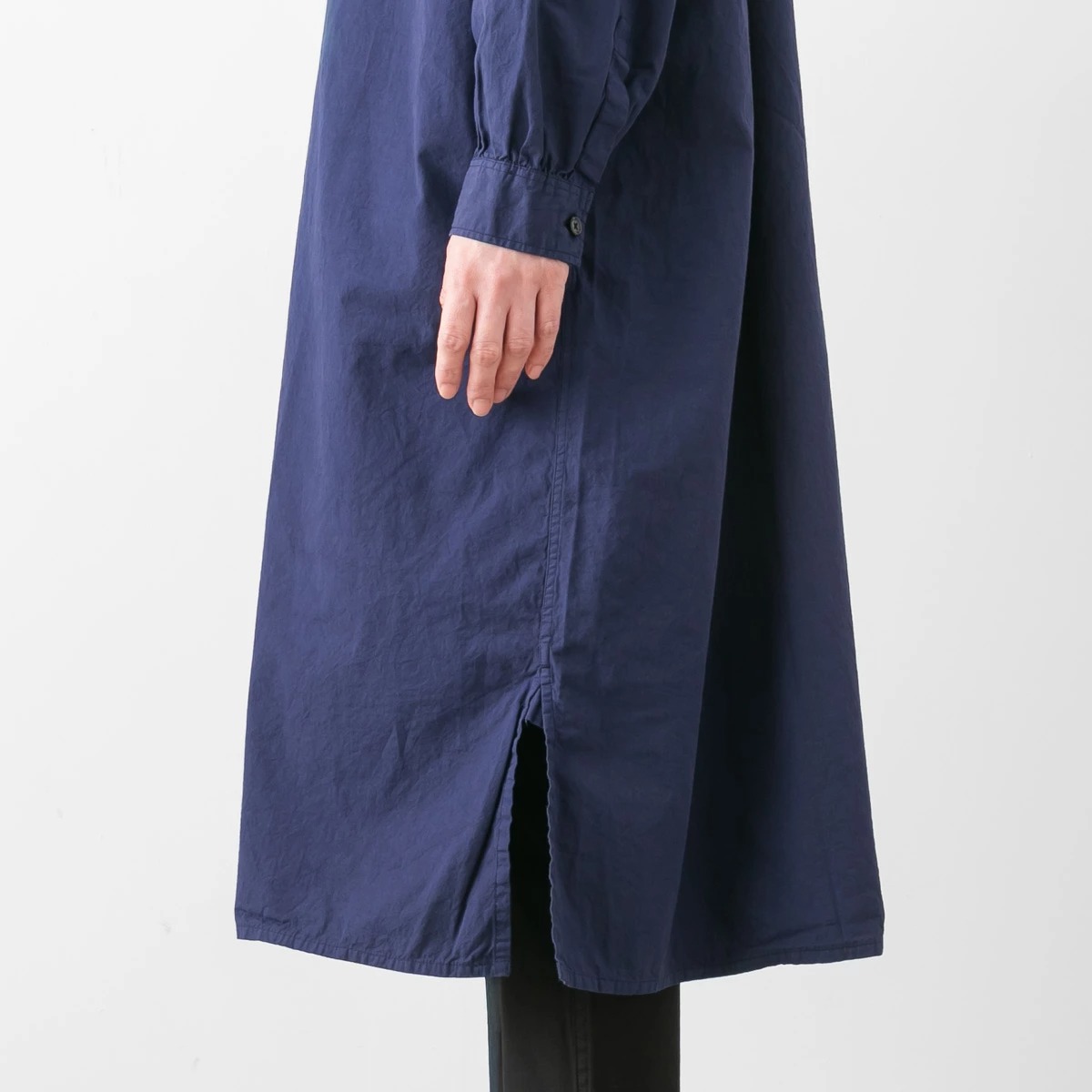 ARMEN アーメン 40s POPLIN OVER DYE WORK GATHERED SHIRT DRESS ポプリン ワーク ギャザー シャツドレス 4色 INAM2555