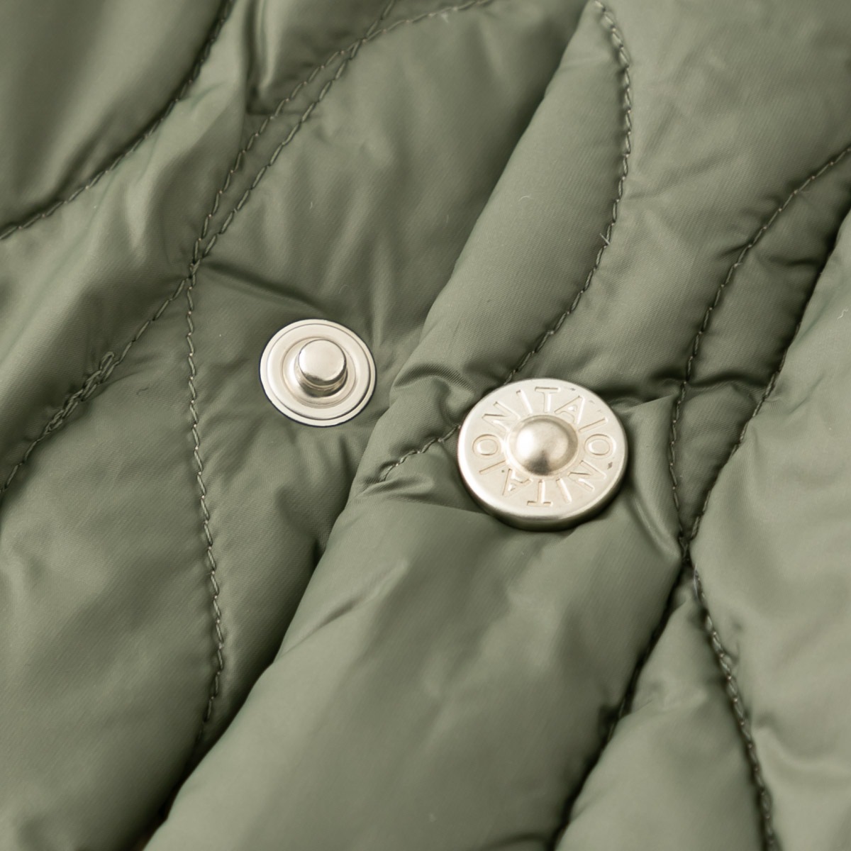 TAION タイオン  ミリタリー オーバーサイズクルーネック ダウンコート ソフトシェル 4色 104LSBPML-1-LONG