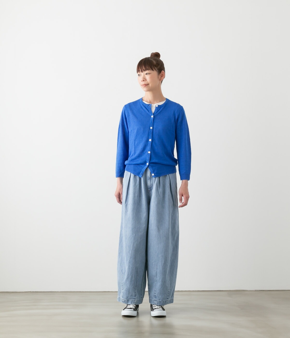 HARVESTY ハーベスティ DENIM NARROW CIRCUS PANTS / LIGHT BLUE
