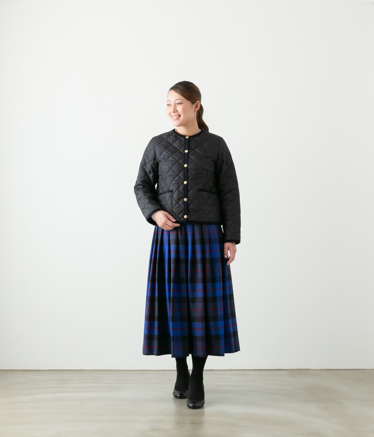 O'NEIL OF DUBLIN オニール・オブ・ダブリン PLEATED SKIRT プリーツ