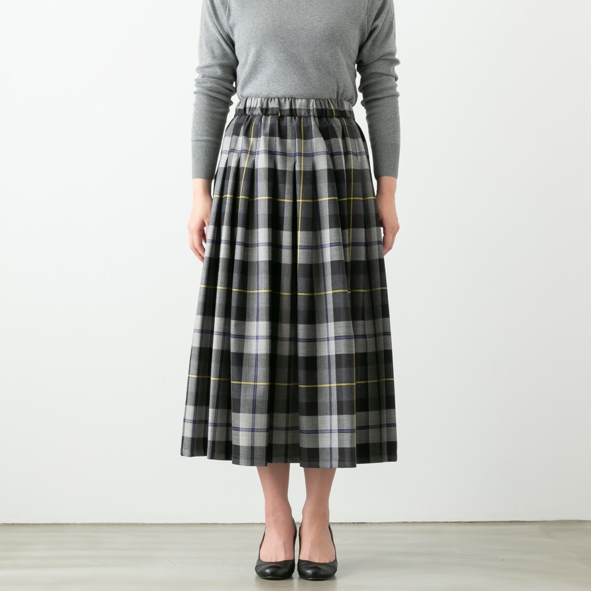 O'NEIL OF DUBLIN オニール・オブ・ダブリン PLEATED SKIRT プリーツ