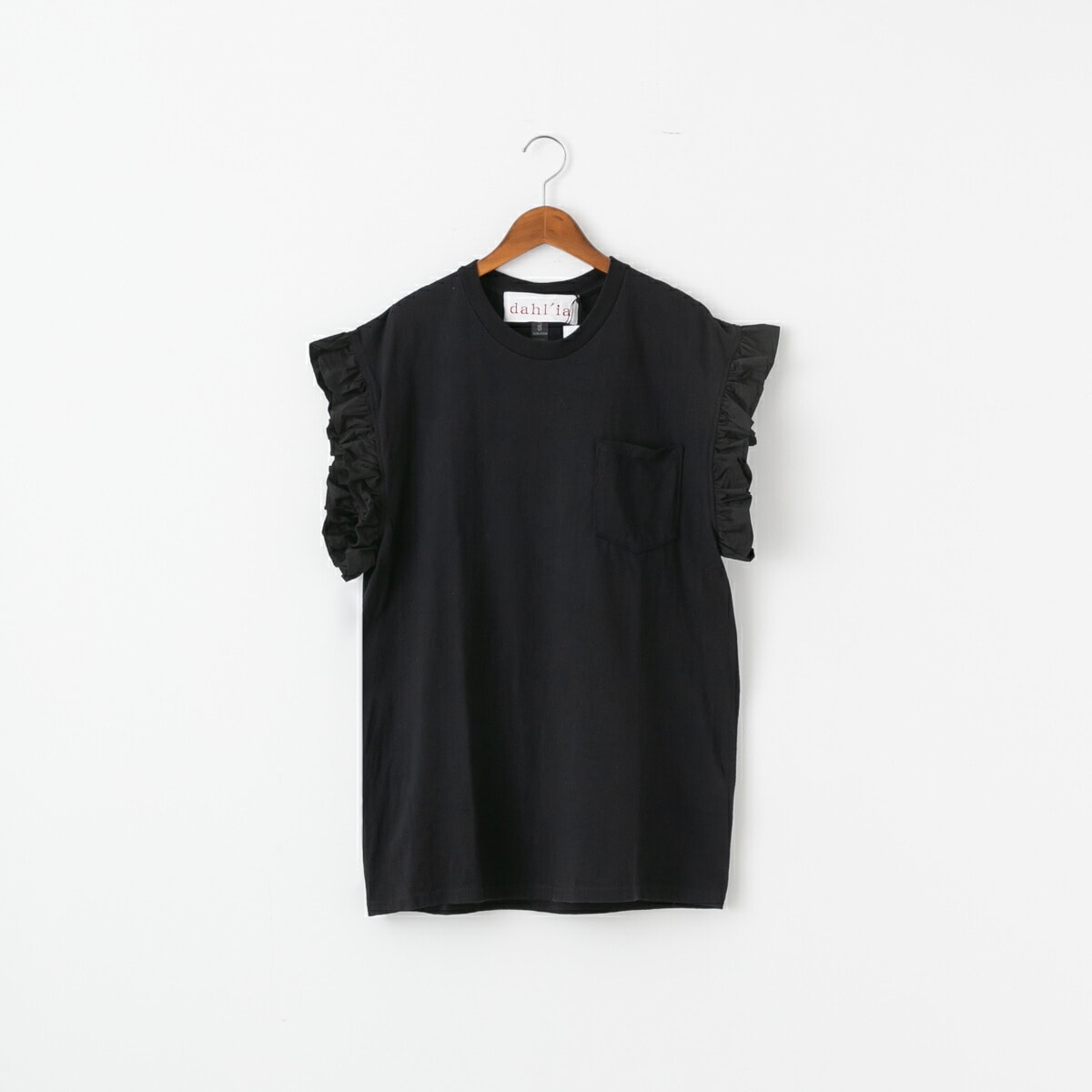 dahl'ia ダリア リメイク フリル 半袖 Tシャツ 3色 HD-99