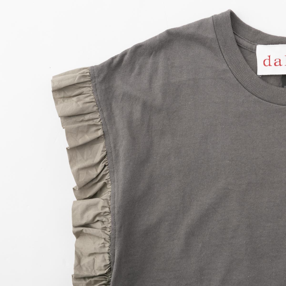 dahl'ia ダリア リメイク フリル 半袖 Tシャツ 3色 HD-99