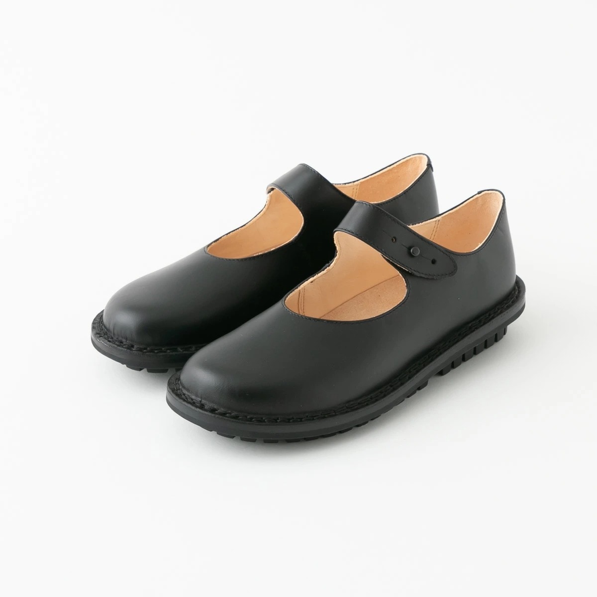 trippen トリッペン レザー ストラップシューズ ガーリー Girly black