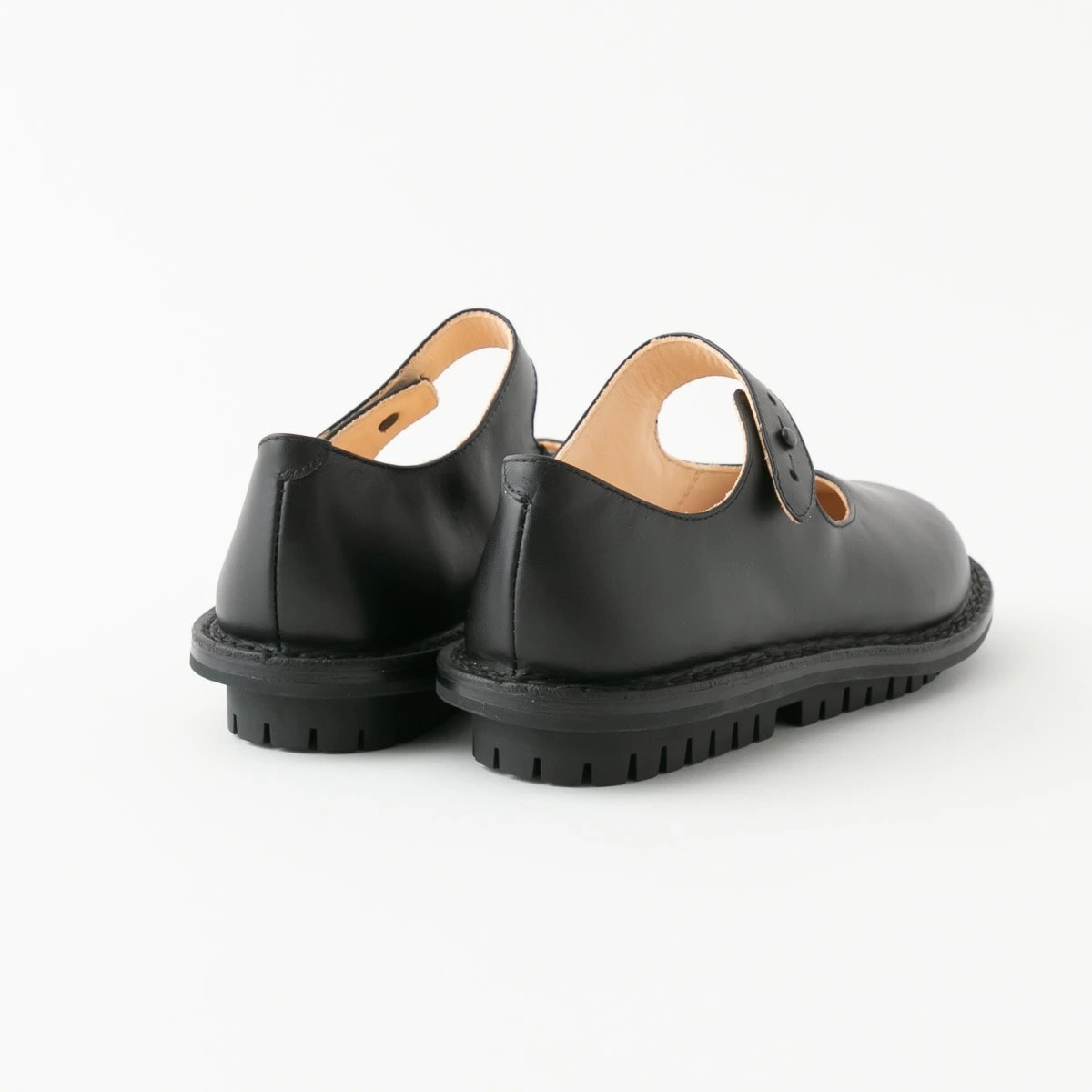 trippen トリッペン レザー ストラップシューズ ガーリー Girly black