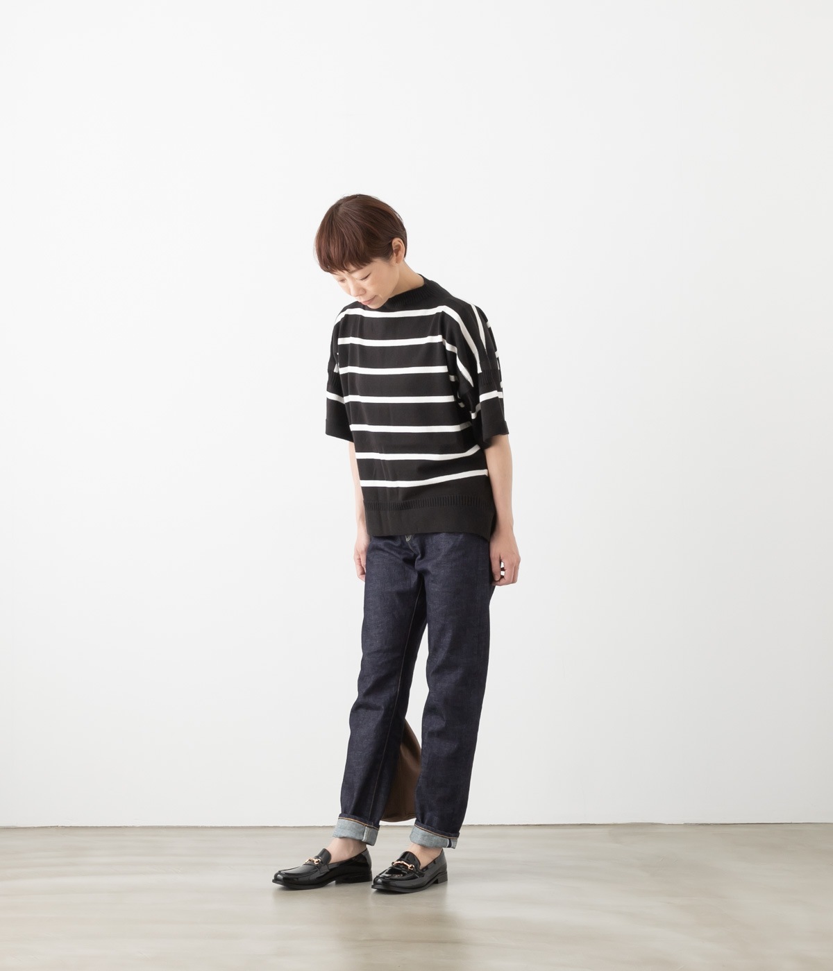 caqu サキュウ modern taperd モダン テーパード デニムパンツ 04706-00