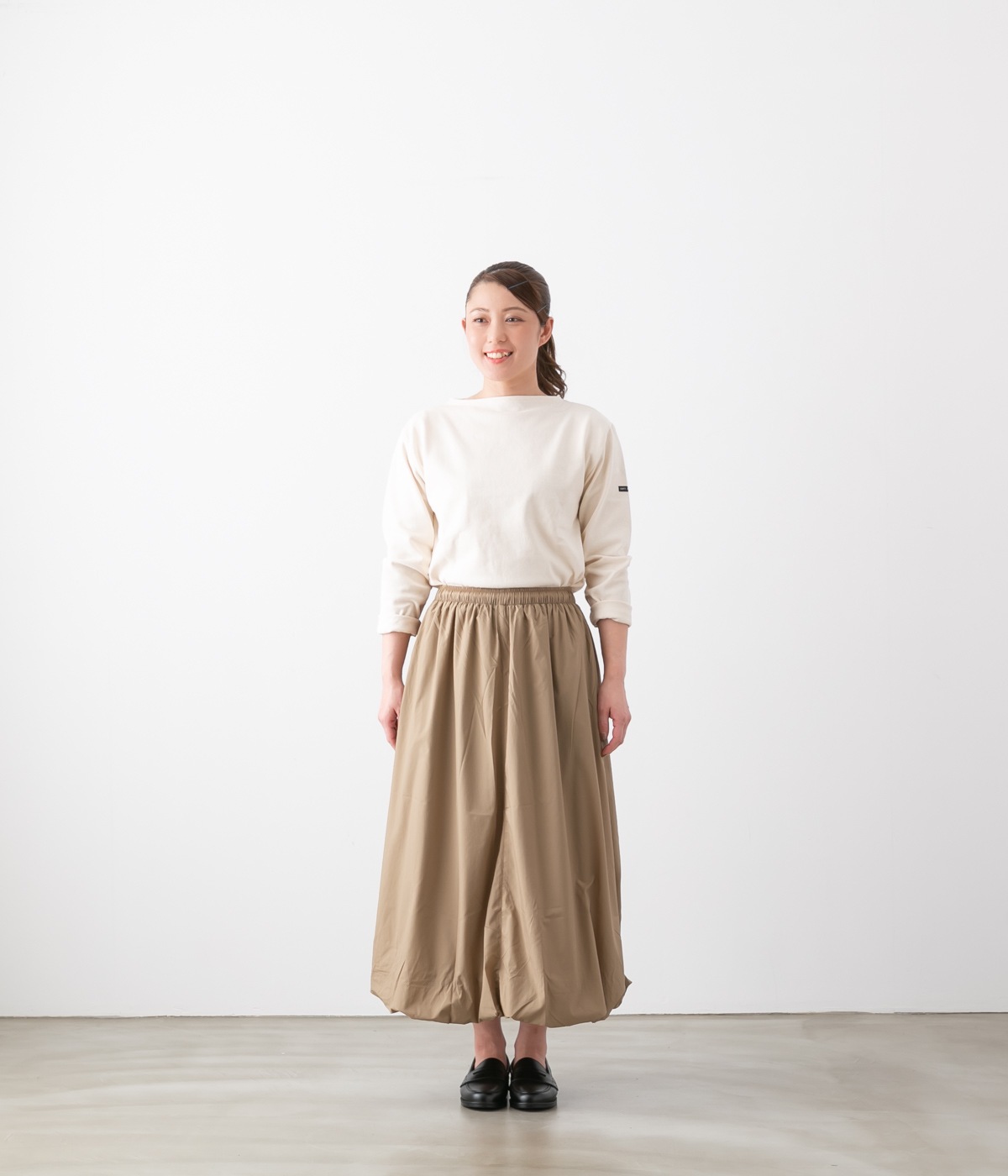 ✨美品✨45R✨コーデュロイ✨イージースカート✨KHAKI ikka（イッカ） スカート コーデュロイスカート : ZOZOTOWN Yahoo!店