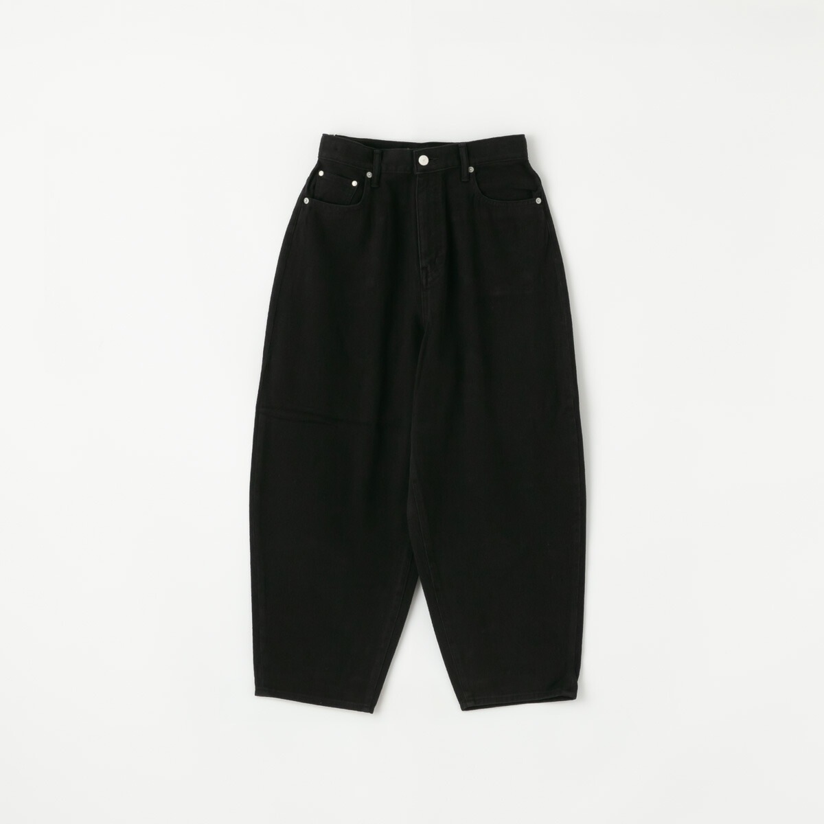 caqu サキュウ Linen Barrel pants リネン バレルパンツ 3色 36221