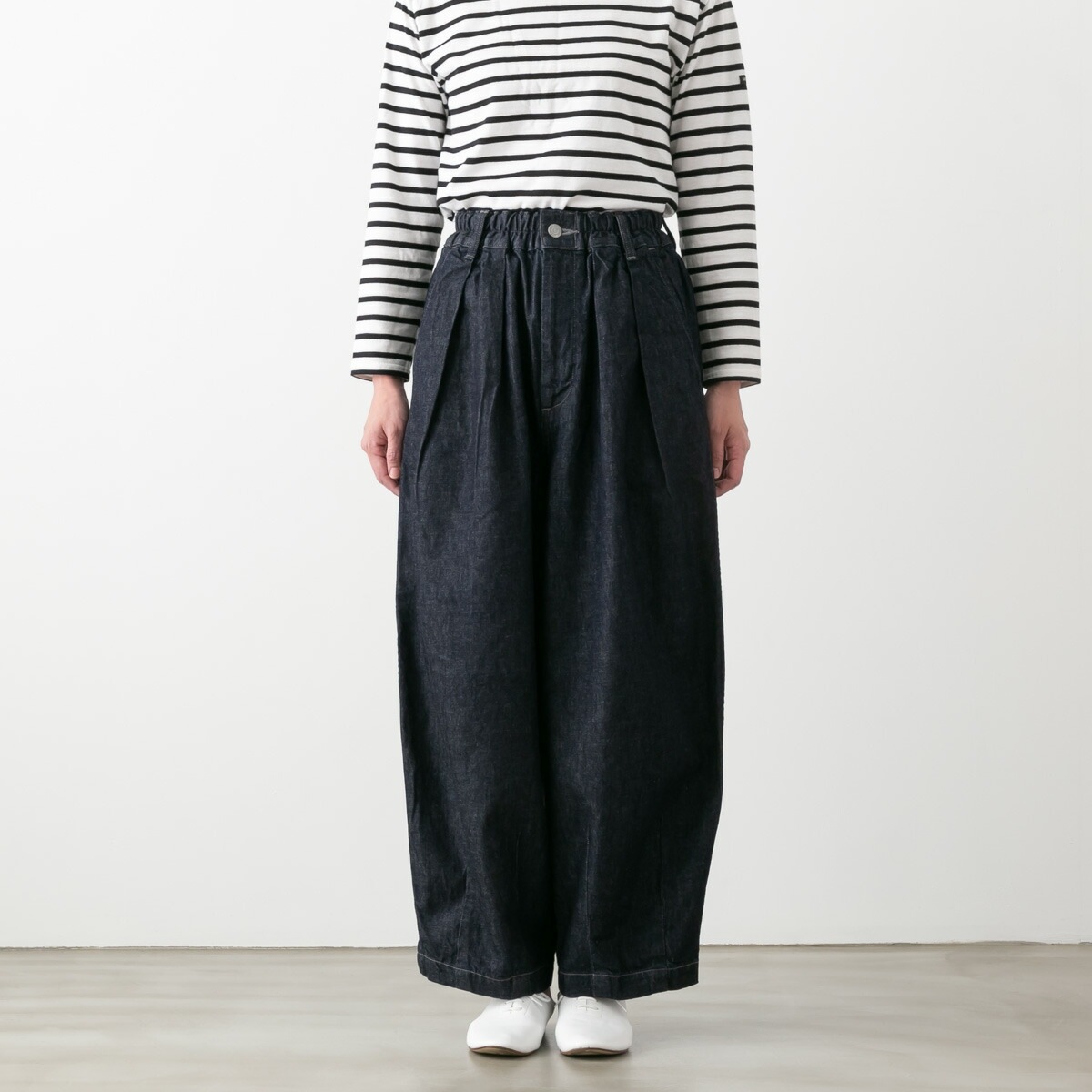 HARVESTY ハーベスティ DENIM NARROW CIRCUS PANTS / ONE WASH デニム