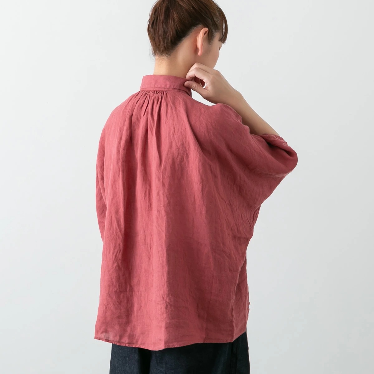 D.M.G Brocante ドミンゴ ブロカント リネンキャンバス グランシャツ 2
