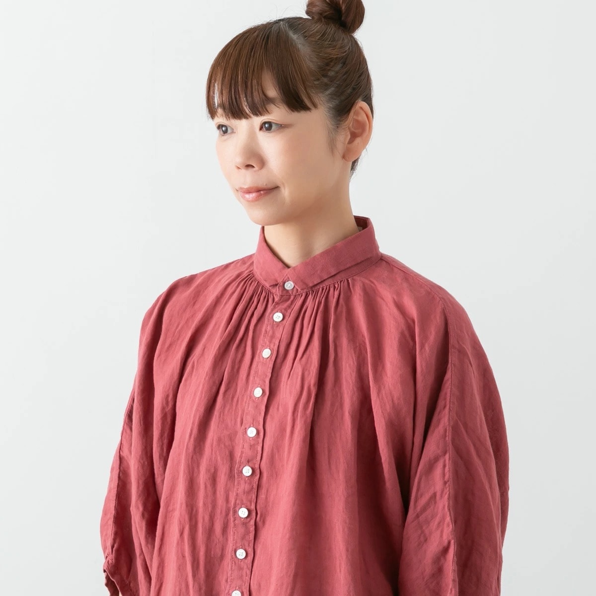 D.M.G Brocante ドミンゴ ブロカント リネンキャンバス グランシャツ 8色 36-340L