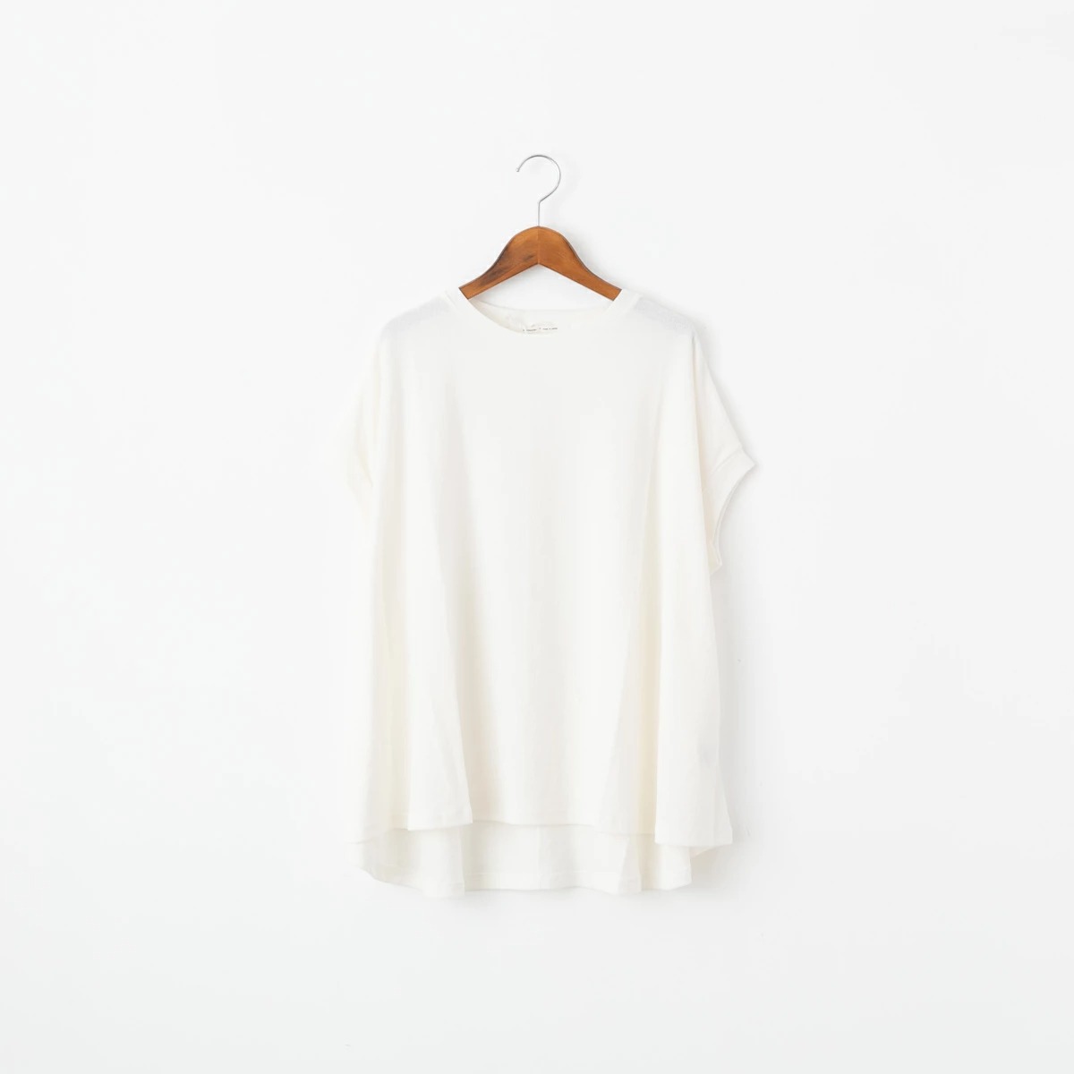 harmonie アルモニ クレープジャージ ボートネック リラックス Tシャツ 3色 62440670