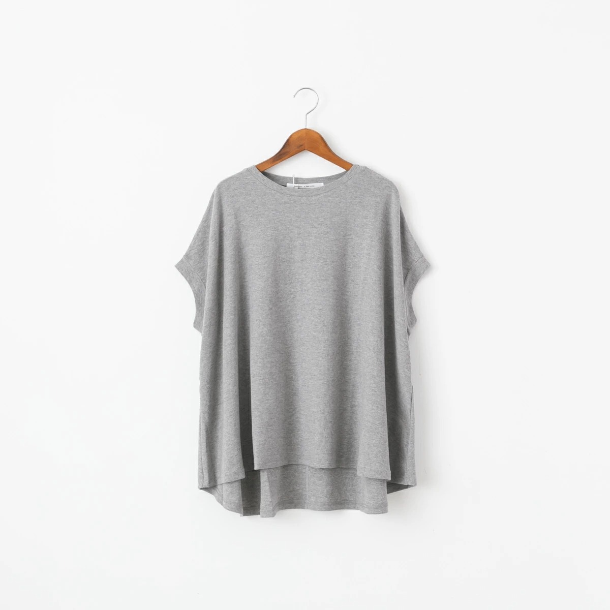 harmonie アルモニ クレープジャージ ボートネック リラックス Tシャツ 3色 62440670
