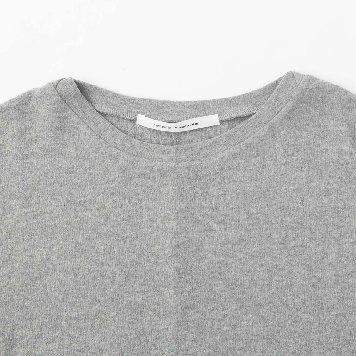 harmonie アルモニ クレープジャージ ボートネック リラックス Tシャツ 3色 62440670