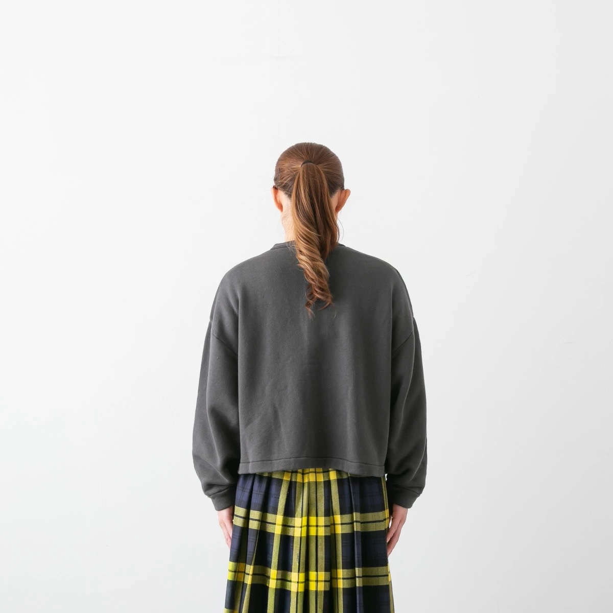 UNIVERSAL TISSU ユニヴァーサルティシュ リヨセル コットン 裏毛 スナップ カーディガン 3色 UT253CT008