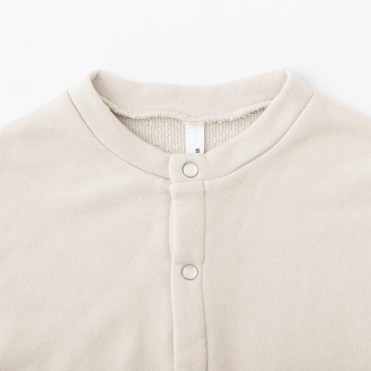 UNIVERSAL TISSU ユニヴァーサルティシュ リヨセル コットン 裏毛 スナップ カーディガン 3色 UT253CT008